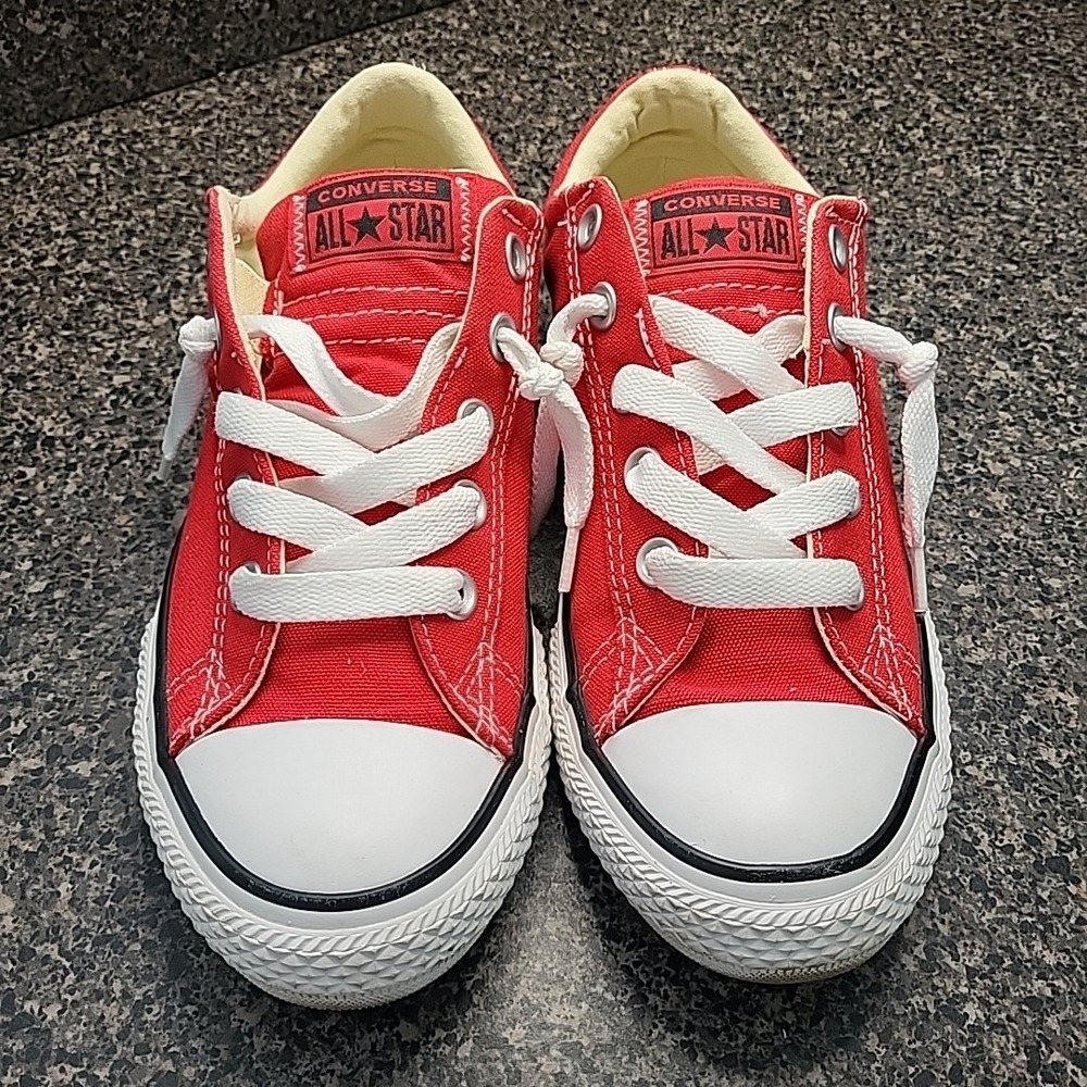 Converse All Stars Chuck Taylor Padded Youth Junior Shoes 637819F Red Sz‎ 3